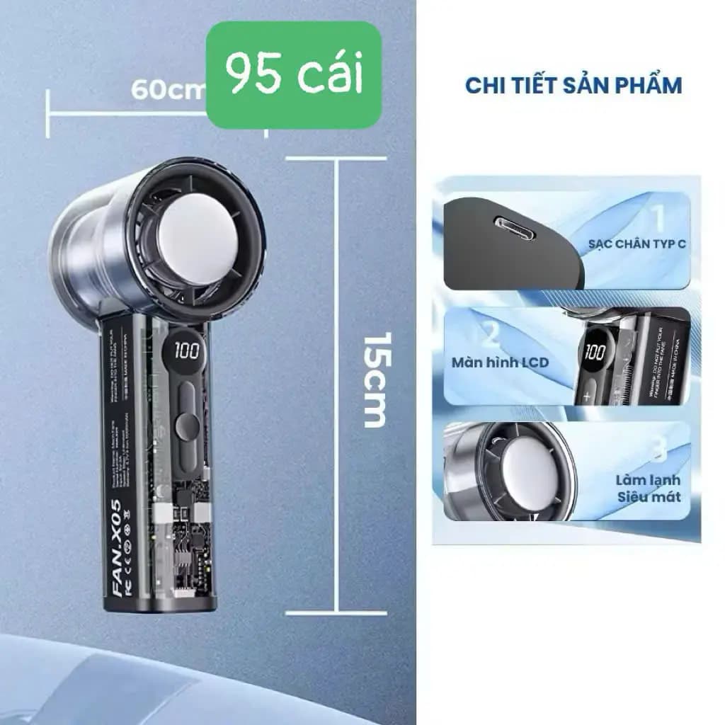 Quạt cầm tay LIANVU FX05 / X05