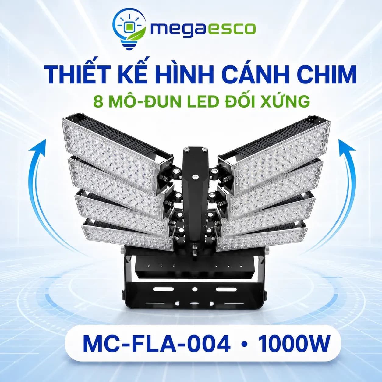 Đèn LED Stadium MC-FLA-004 1000W hình cánh chim