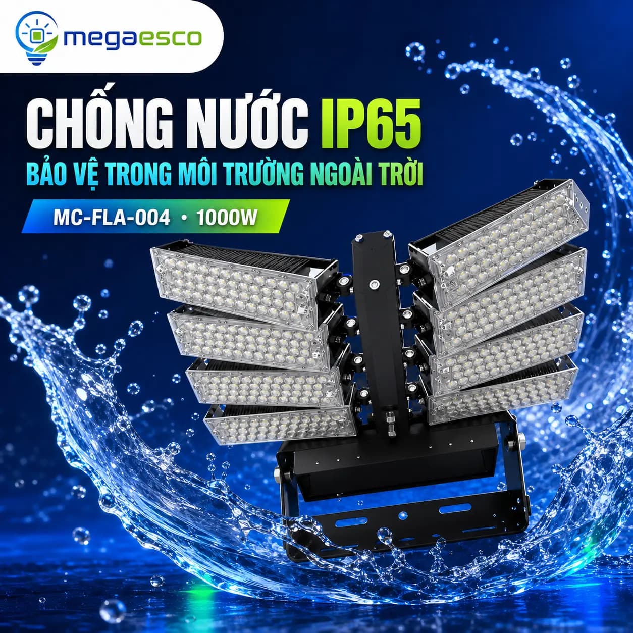 Đèn LED Stadium MC-FLA-004 1000W hình cánh chim