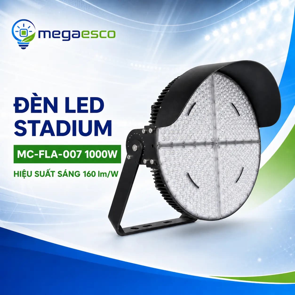Đèn LED Stadium MC-FLA-007 Mega Esco 1000W – Đèn pha công suất lớn, chiếu sáng hiệu quả