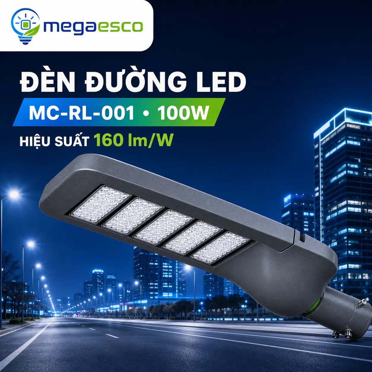 LED Đường Phố Mega Esco MC-RL-001 100W