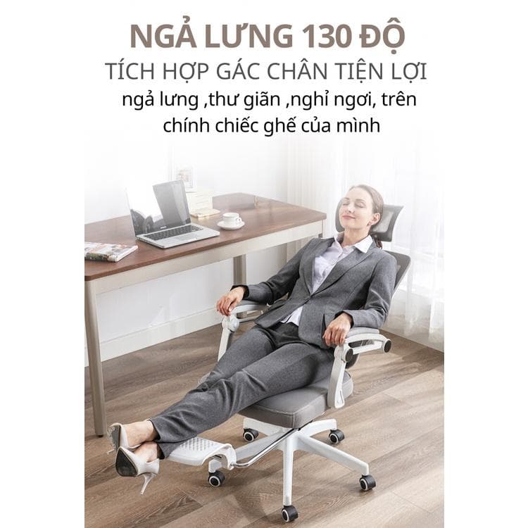 {CTH 27 - 3 màu } Ghế công thái học Anzani CTH 27 có gác chân, full tính năng ngả lưng êm ái - Ghế Chơi Game Hỗ Trợ Tuyệt Đối Đốt Sống Ngả Lưng 145 độ Lưng Lưới Thoáng Khí