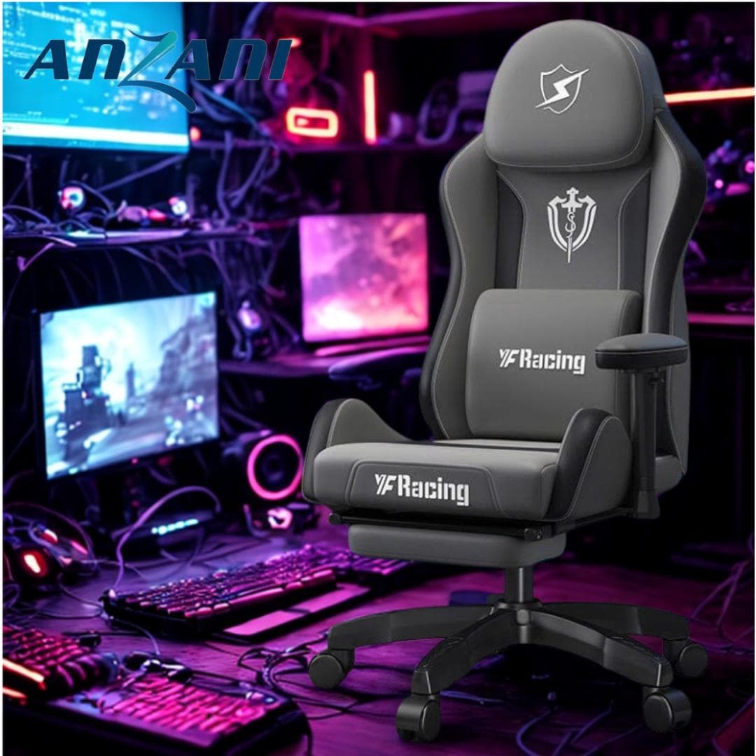 {GM 05} Anzani Ghế gaming Ghế Game Ghế công thái học - Da tổng hợp thoáng khí