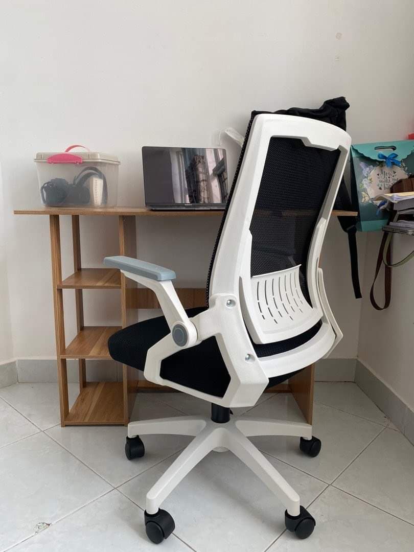 {CTH 10} Anzani Ghế Văn Phòng Xoay CTH-10 Không Ngả Lưng Cố Định Chất Liệu ABS & Vải Lưới Thoáng Khí Thiết Kế Tay Năng Hạ Nhỏ Gọn Tiện Lợi Nâng Hạ Tùy Chỉnh Bảo Hành 6 Tháng