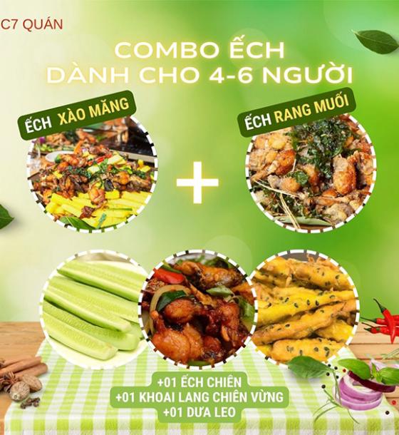 C7 Quán - Combo Ếch Dành Cho 4-6 Người - Ship Tận Nơi