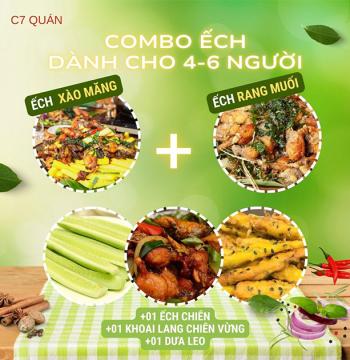 C7 Quán - Combo Ếch Dành Cho 4-6 Người - Ship Tận Nơi