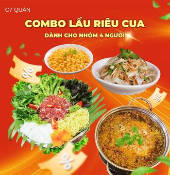 C7 Quán - Lẩu Riêu Cua Bò Dành Cho 4 Người - Ship Tận Nơi