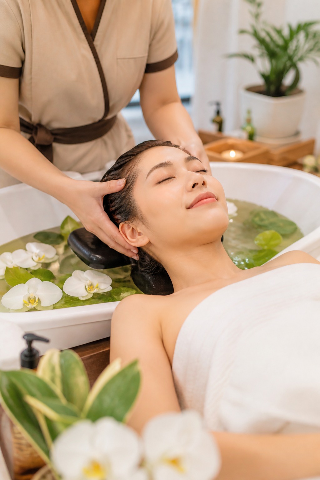 Embellir Spa - Gội Đầu Dưỡng Sinh + Massage Vai Cổ Gáy